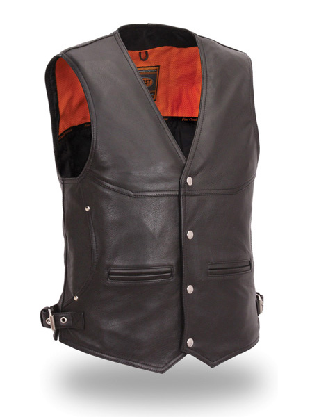 F625 - First MFG Men's Deep Pocket Naked Vest